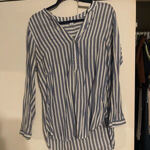 Blue stripped blouse